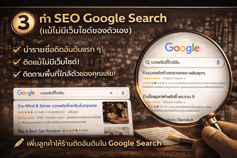 ทำโฆษณาร้านนวด B2b